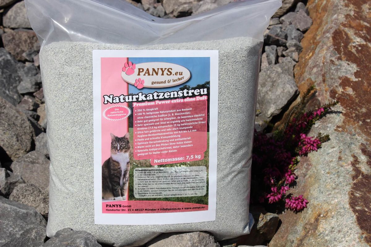 Naturkatzenstreu Premium Power extra ohne Duft