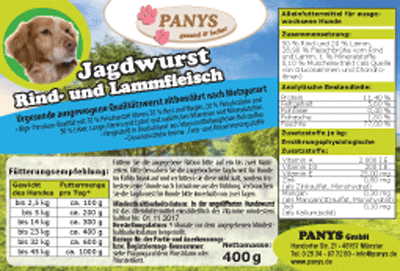 Jagdwurst Rind und Lammfleisch - 6 Stk á 400g
